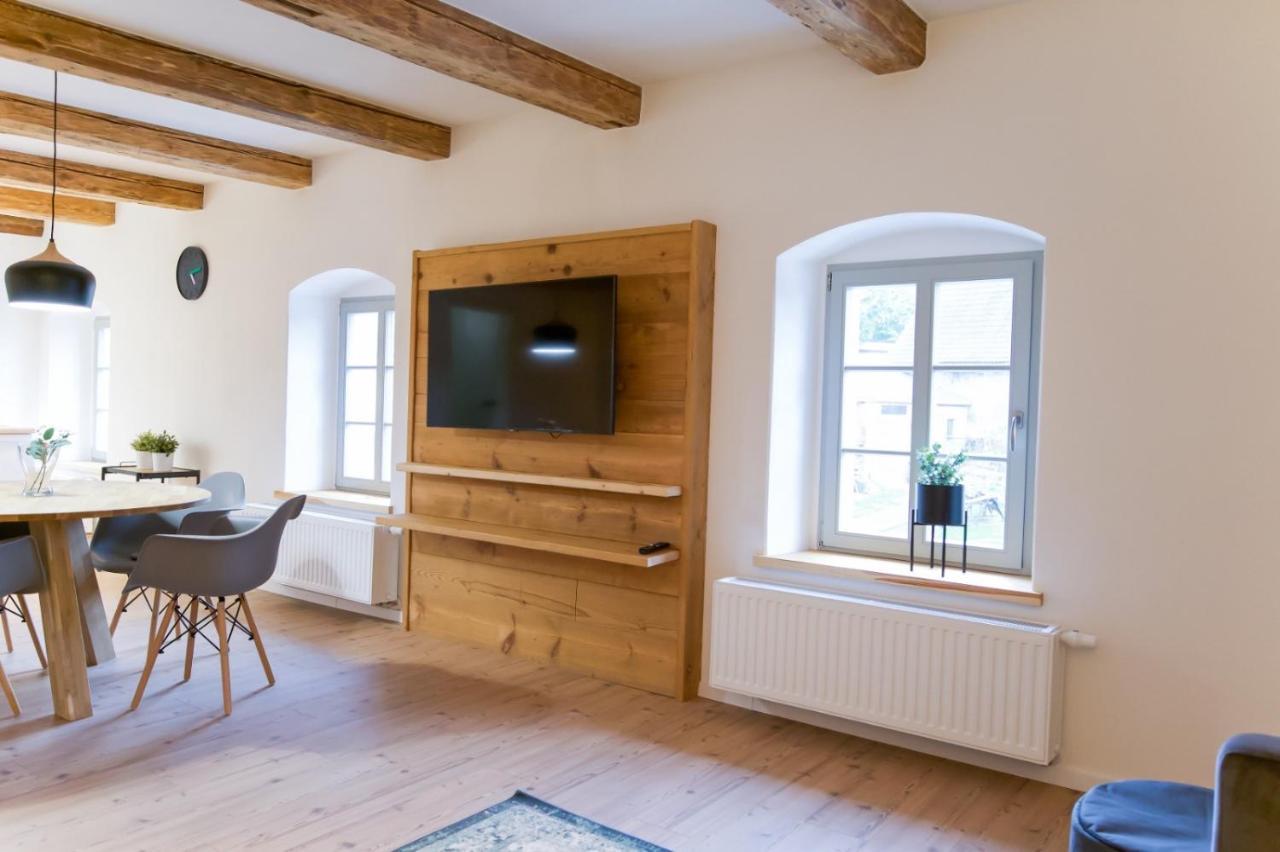 Farmhouse Eckartsberg Im Zittauer Gebirge - Ferienwohnung Mit 2 Schlafzimmern, Terrasse Und Wallbox Mittelherwigsdorf المظهر الخارجي الصورة
